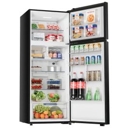 Haier 475 L, 2-star Top-Mounted Double-Door Frost-Free Refrigerator, Eco Mode, Double Magic Zone, Twin Inverter Technology, Graphite Black, HRF-5252BGK-N