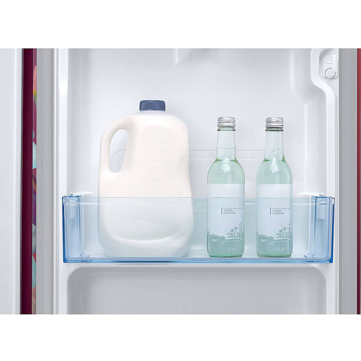 Samsung 183 L, 3 Star, Digital Inverter, Direct-Cool Single Door Refrigerator With Base Stand Drawer, Wild Lily Red, RR20F1823WR/HL Samsung 183 L, 3 Star, Digital Inverter, Direct-Cool Single Door Refrigerator With Base Stand Drawer, Wild Lily Red, RR20F1823WR/HL