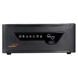 V-Guard 1000VA / 12V Pure Sine Wave Inverter for Home, Office & Shop,  Reliable Power Backup, LED Display, Easy Installation, Black, Prime 1250