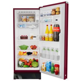 Whirlpool 192 Litre 3 Star Glass Finish Single Door Refrigerator with Up-To 7 Days of Garden Freshness, Night Bloom, 215 Icemagic Pro GD ROY