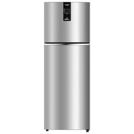 Whirlpool 308 L 3 Star IntelliFresh 10-in-1 Convertible Frost Free Double Door Inverter Refriferator, Titan Steel, IFPRO INV CNV 355