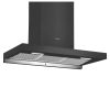 Bosch (Series 4) 90 cm Self Clean Wall-Mounted Kitchen Cooker Hood, Oil collector Filter Technology, Touch Control, Black, DWBA98G60I