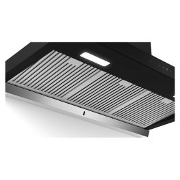 Bosch (Series 4) 90 cm Self Clean Wall-Mounted Kitchen Cooker Hood, Oil collector Filter Technology, Touch Control, Black, DWBA98G60I