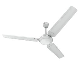Bajaj 1200mm 3 Aluminium Blade Ceiling Fan, 400 RPM Speed, High-Torque Motor, White, Crest HS EEB