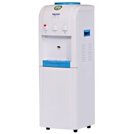 Voltas Floor Mounted Water Dispenser Pure FS with Non Cooling Storage Cabinet, Hot Water Safety Lock, White, Minimagic Spring-FS Plus