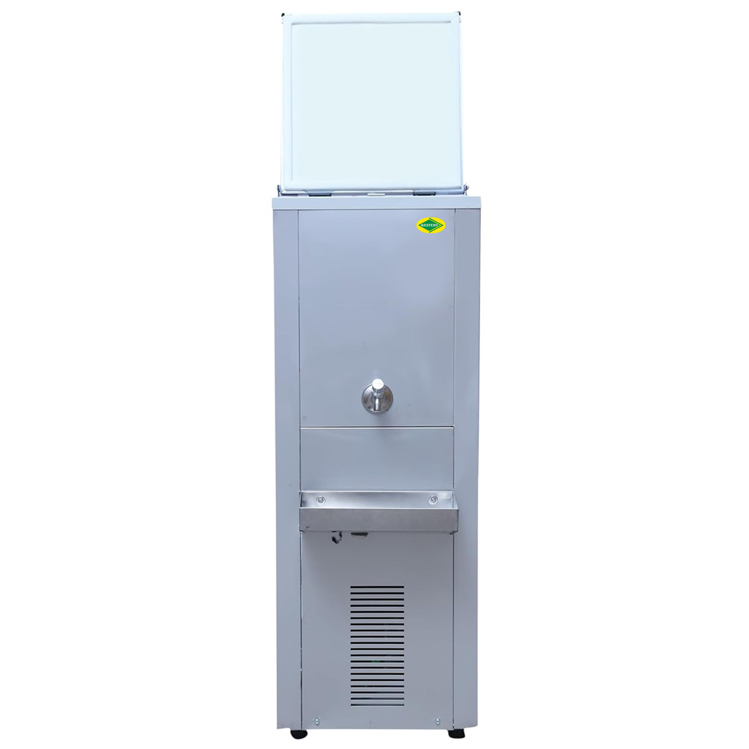 Western 30 Liter Single Tap Water Cooler with 15 Liter Cooling Capacity, Fully Stainless Steel, SWC1530SS Western 30 Liter Single Tap Water Cooler with 15 Liter Cooling Capacity, Fully Stainless Steel, SWC1530SS