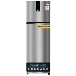 Whirlpool 235 L 2 Star Frost-free Double Door Inverter Refrigerator, Stabilizer free operation, Upto 7 days of dairy freshness, Radiant Steel, NEO DF278 PRM