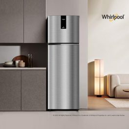 Whirlpool 235 L 2 Star Frost-free Double Door Inverter Refrigerator, Stabilizer free operation, Upto 7 days of dairy freshness, Radiant Steel, NEO DF278 PRM
