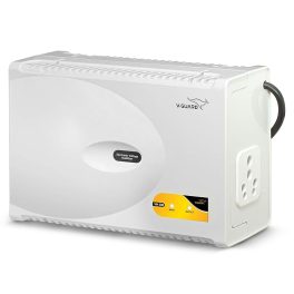 V-Guard - Voltage Stabilizer for Washing Machine, Microwave Oven, Treadmill, Primary Switching Technology, White, VM 500