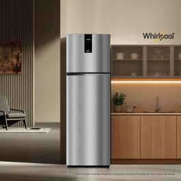 Whirlpool 235 L 2 Star Frost-free Double Door Inverter Refrigerator, Stabilizer free operation, Upto 7 days of dairy freshness, Radiant Steel, NEO DF278 PRM