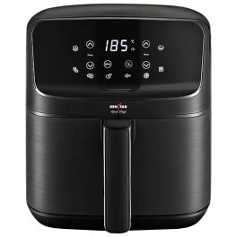 Kenstar 1300W, 4.5L Digital Air Fryer, Non-Stick Pan, Adjustable Temperature up to 200°C, 8 Preset Cooking Modes, Black, Opal Digi