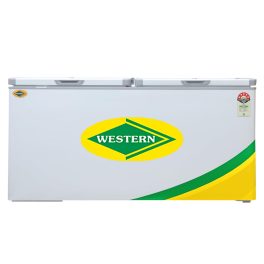 Western 505 Liter 4 Star 2-In-1 Convertible Hard Top Double Door Deep Freezer, Cooler Cum Freezer Technology, White, D525H