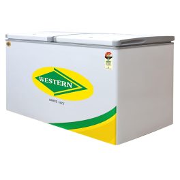 Western 473 Liter 2-In-1 Convertible Hard Top Double Door Combination Deep Freezer, Cooler Cum Freezer Technology, White, B525H