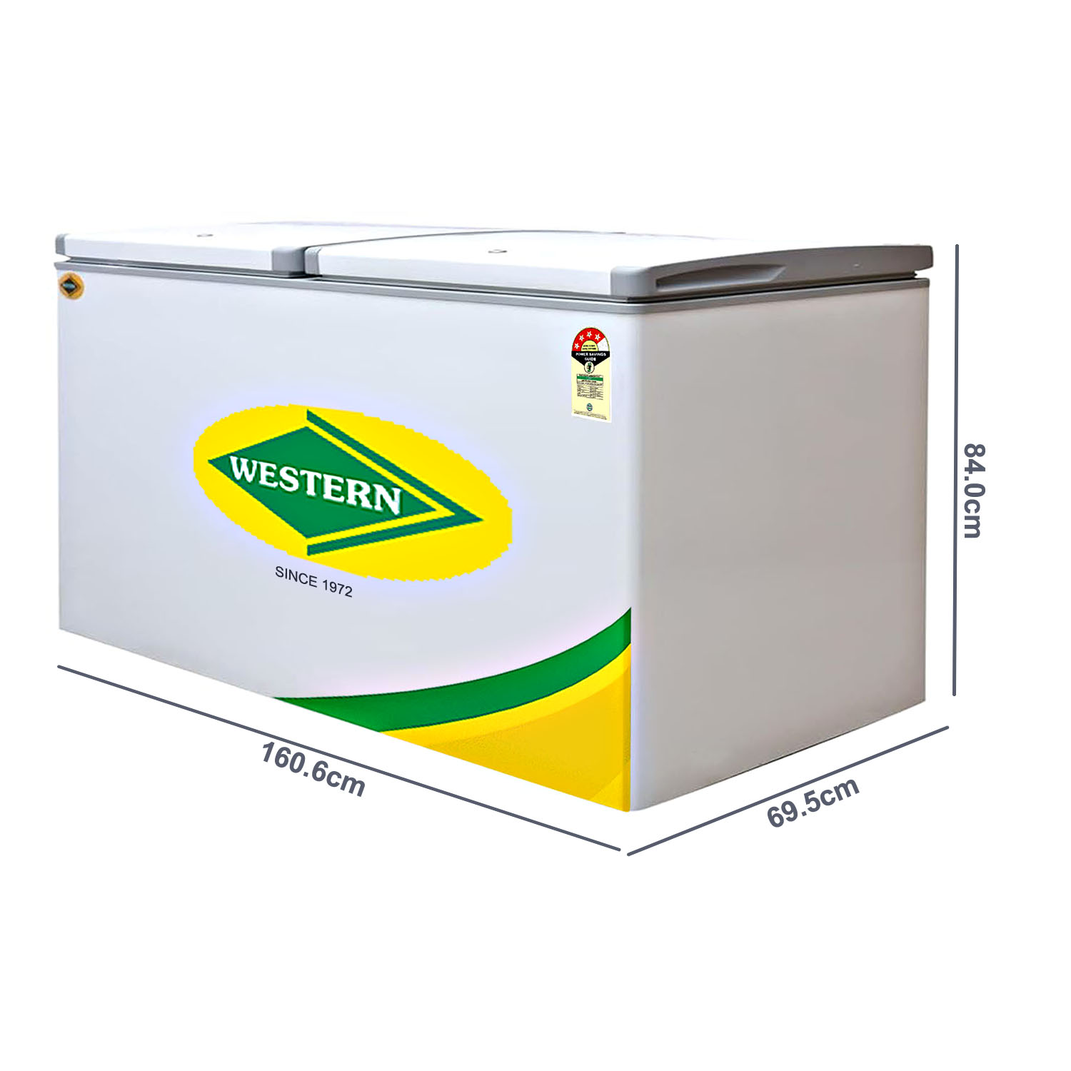 Western 473 Liter 2-In-1 Convertible Hard Top Double Door Combination Deep Freezer, Cooler Cum Freezer Technology, White, B525H Western 473 Liter 2-In-1 Convertible Hard Top Double Door Combination Deep Freezer, Cooler Cum Freezer Technology, White, B525H