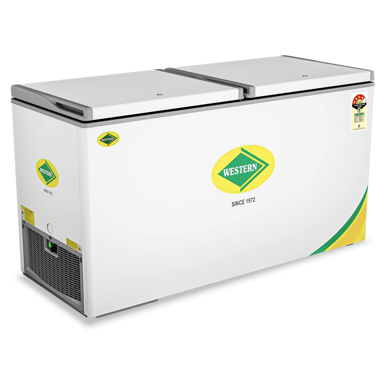 Western 473 Liter 2-In-1 Convertible Hard Top Double Door Combination Deep Freezer, Cooler Cum Freezer Technology, White, B525H Western 473 Liter 2-In-1 Convertible Hard Top Double Door Combination Deep Freezer, Cooler Cum Freezer Technology, White, B525H