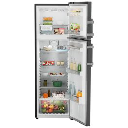 LIEBHERR 316L 2 Star Frost Free Double Door Inverter Refrigerator, Hot to Cool, Duo Cooling Technology, 20 Years Warranty on Compressor, Black Steel, TVLBSB3131