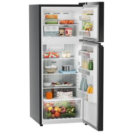Liebherr 428 Litres, 2 Star Frost-Free Double Door Inverter Refrigerator, No Frost, Duo Cooling Technology, Stabilizer-Free Operation, Black Gloss, TVPBGB 4231