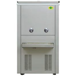 Western 120 Liter Double Tap Water Cooler with 80 Liter Cooling Capacity, Overload Safety Protection, Fully Stainless Steel, SWC80120