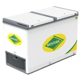 Western 367 Liter 2-In-1 Convertible Hard Top Double Door Combination Deep Freezer, Cooler Cum Freezer Technology, White, B425H