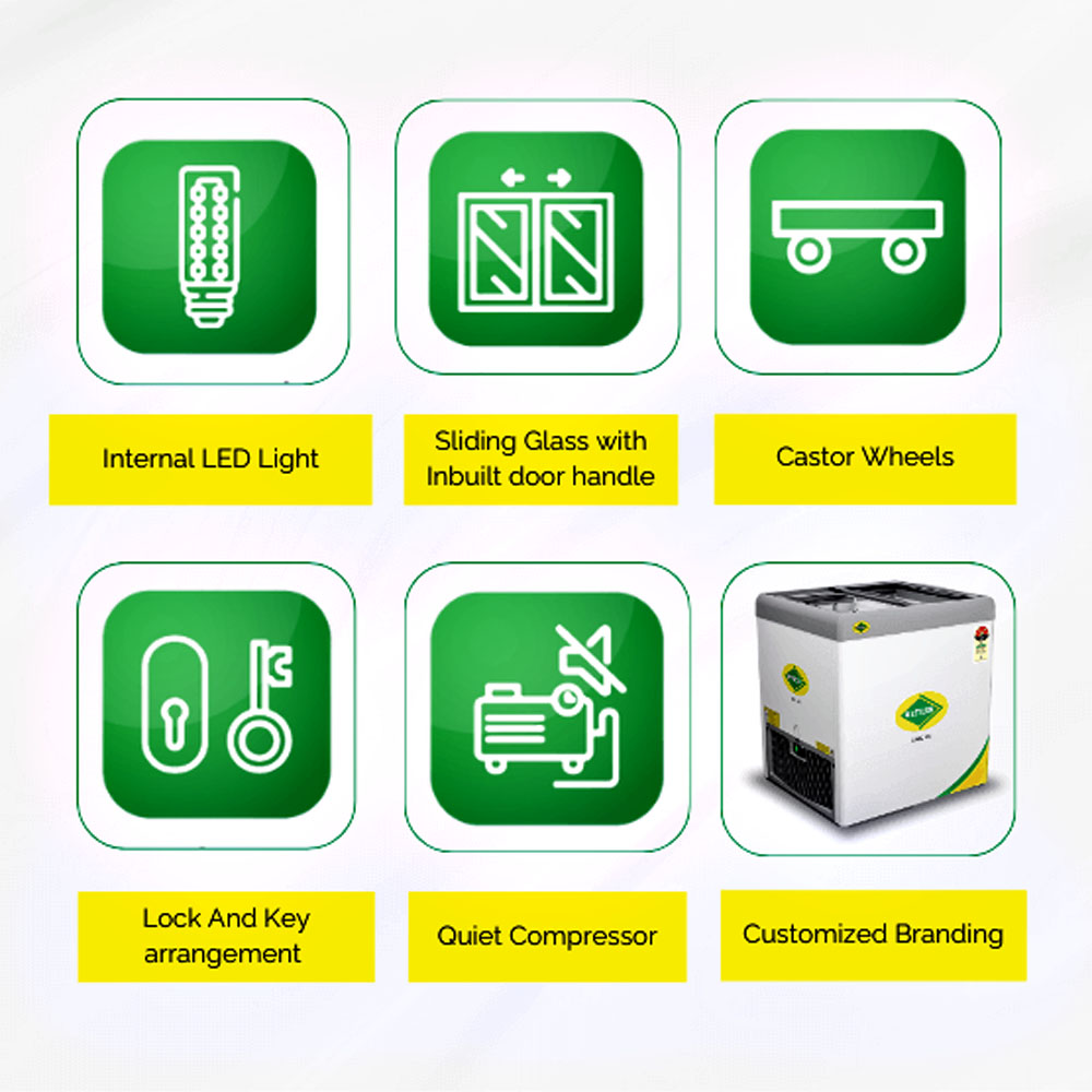 Western 422 Liter 5 Star Glass Top Double Slide Door Chest Deep Freezer, Automatic Defrost System, White, F450-GL Western 422 Liter 5 Star Glass Top Double Slide Door Chest Deep Freezer, Automatic Defrost System, White, F450-GL