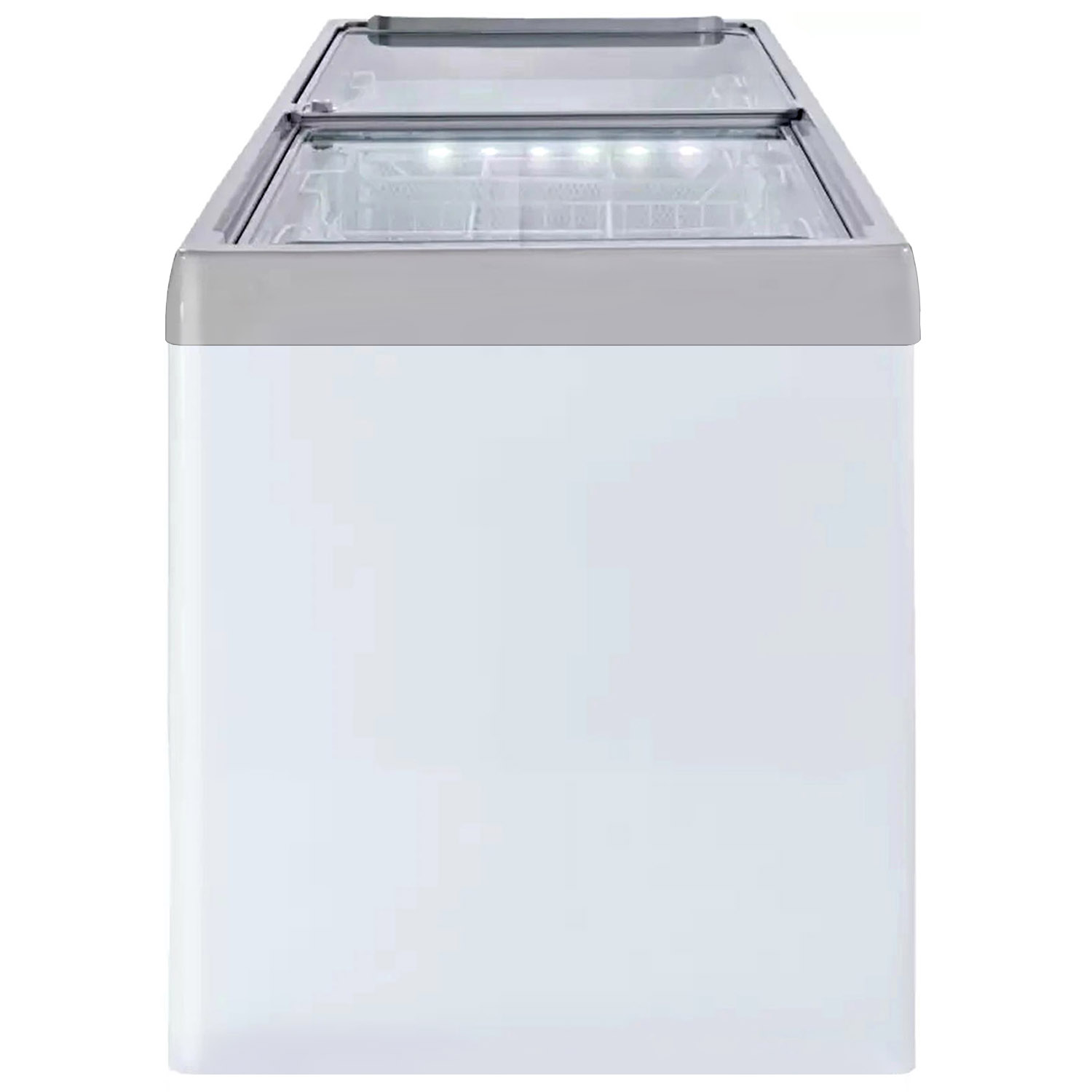 Western 536 Liter 5 Star Glass Top Double Slide Door Chest Deep Freezer, Automatic Defrost System, White, F550-GL Western 536 Liter 5 Star Glass Top Double Slide Door Chest Deep Freezer, Automatic Defrost System, White, F550-GL