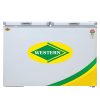 Western 282 Liter 5 Star 2-In-1 Convertible Hard Top Double Door Deep Freezer, Cooler Cum Freezer Technology, White, D350H