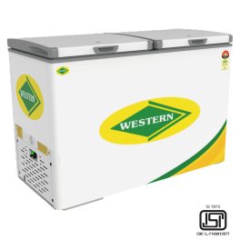 Western 282 Liter 5 Star 2-In-1 Convertible Hard Top Double Door Deep Freezer, Cooler Cum Freezer Technology, White, D350H