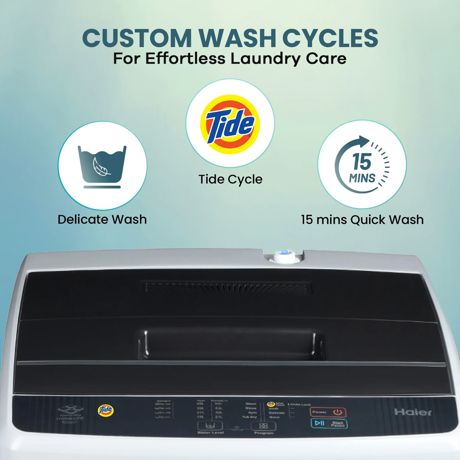 Haier 6.5 Kg 5 Star Fully Automatic Top Load Washing Machine With Oceanus Wave Drum, Magic Filter, Anti Rat Mesh, Moon Light Grey, HWM65-1269DB Haier 6.5 Kg 5 Star Fully Automatic Top Load Washing Machine With Oceanus Wave Drum, Magic Filter, Anti Rat Mesh, Moon Light Grey, HWM65-1269DB